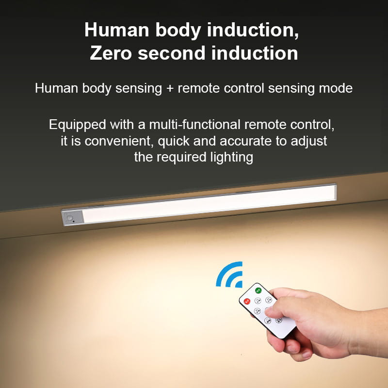 Wireless remote control sensor light