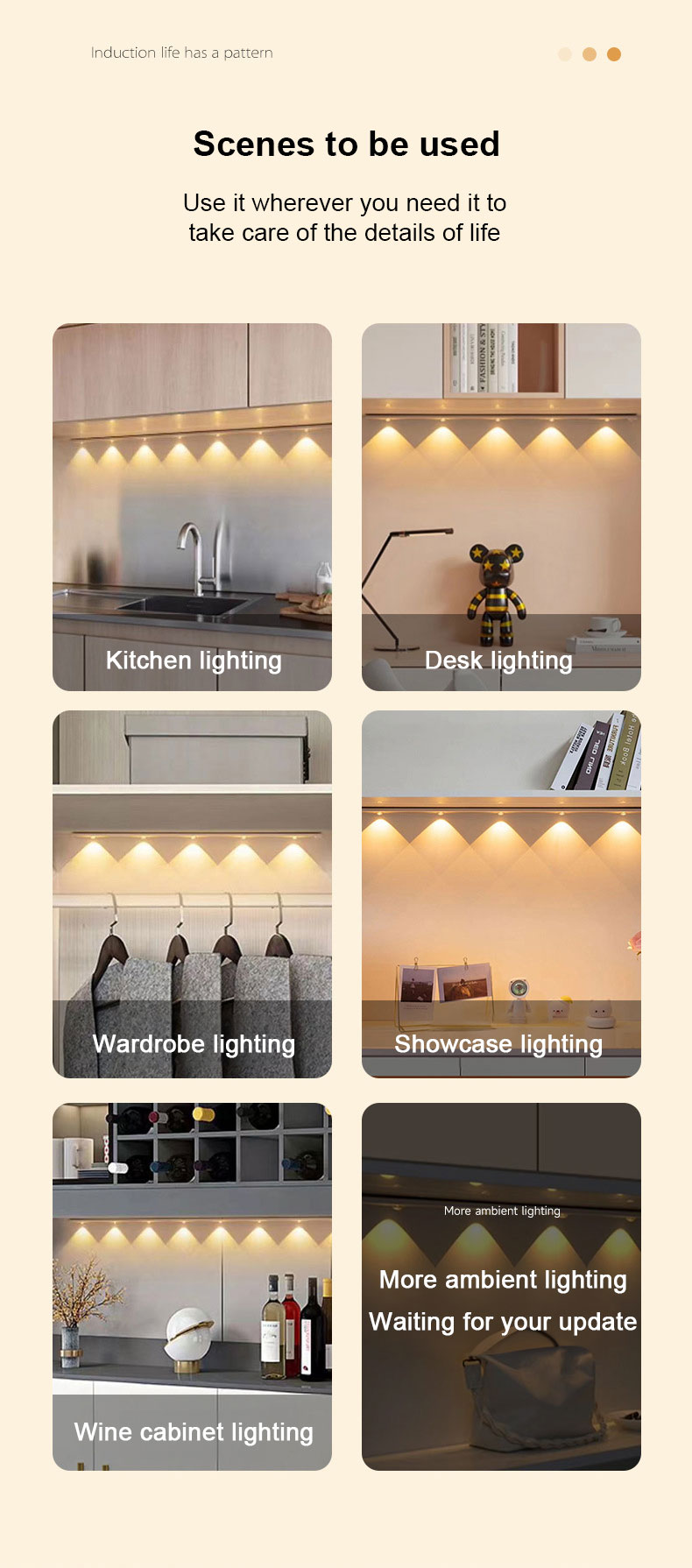 Human body sensing cat eye light strip_Features