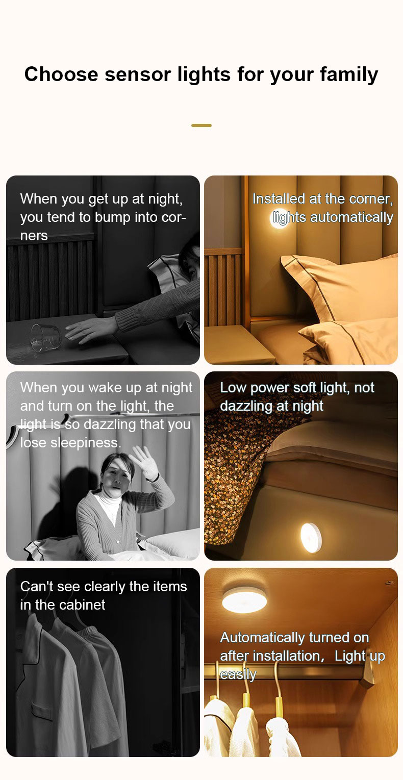 Human body sensor night light_Features