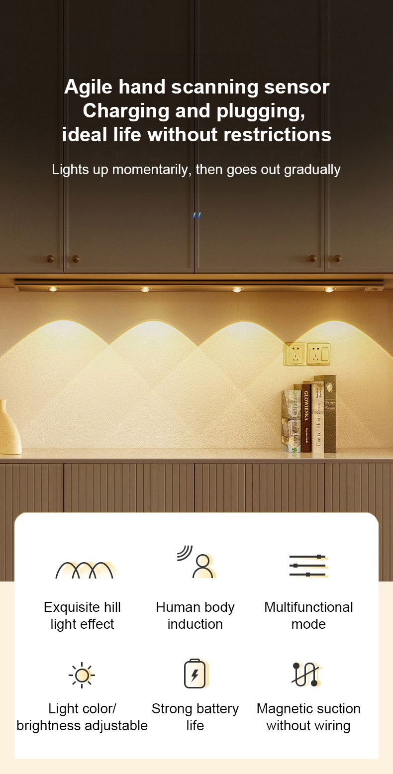 Human body sensing cat eye light strip_Features