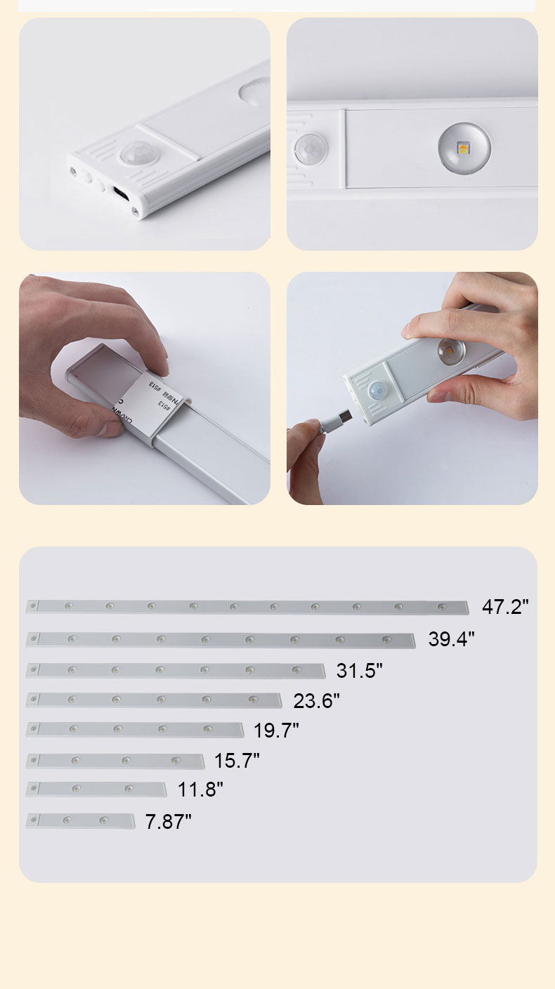 Human body sensing cat eye light strip_Features