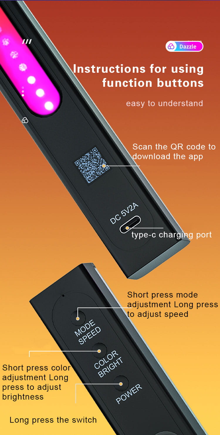 RGB Sound-Activated Music Rhythm Light_Features