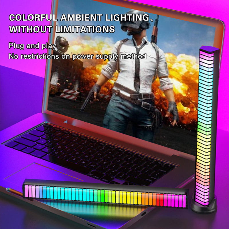 RGB Sound-Activated Music Rhythm Light_Features