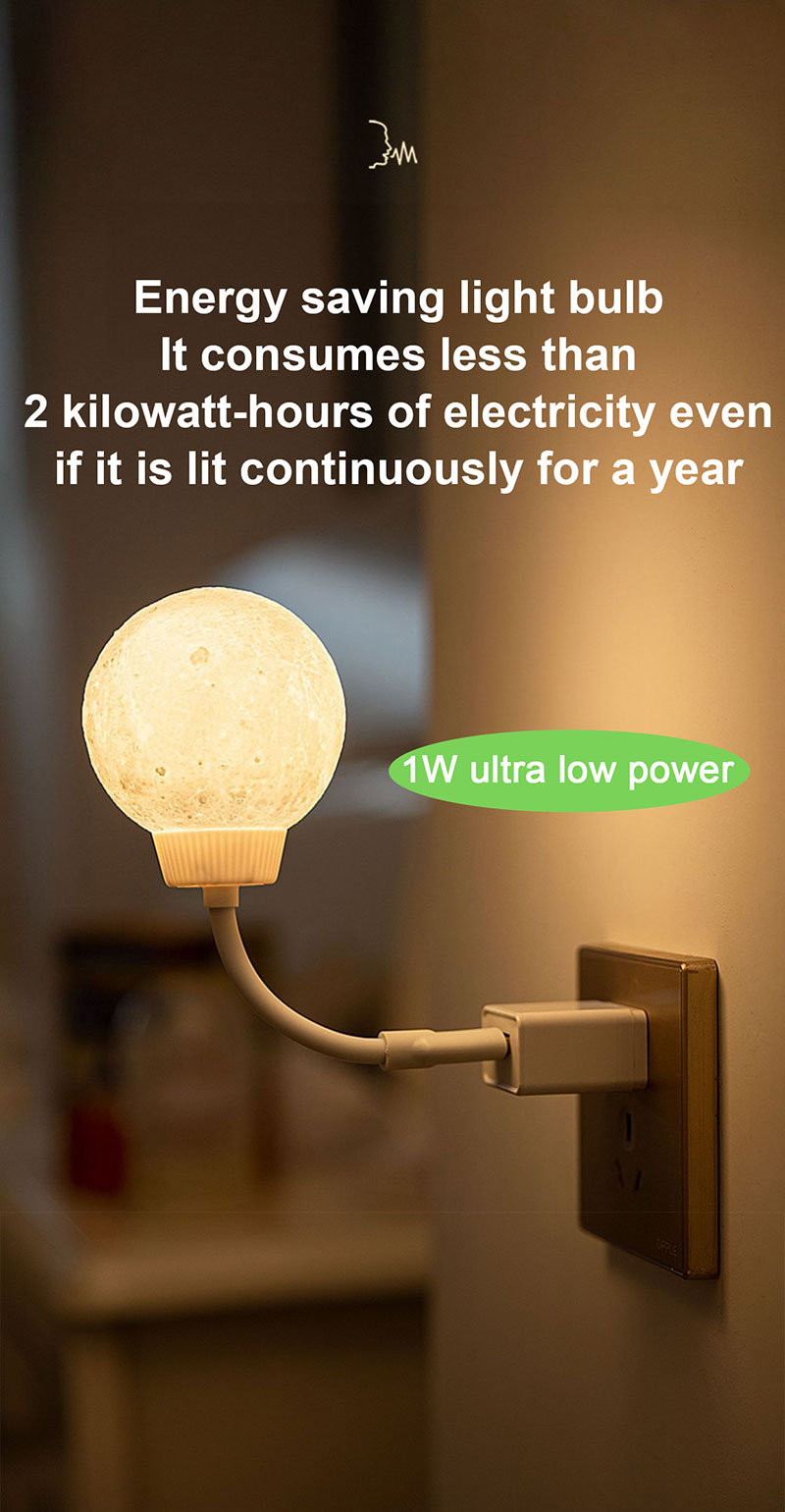 Intelligent voice controlled moon lamp_Features