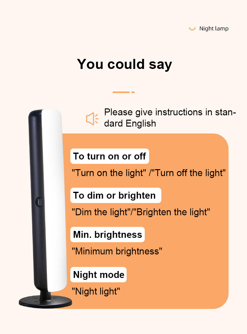 Intelligent voice controlled light_Features