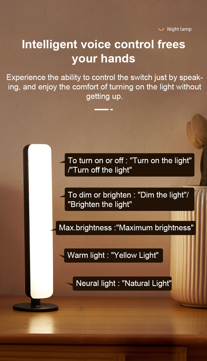 Intelligent voice controlled light_Features