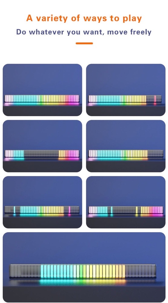 RGB Sound-Activated Music Rhythm Light_Features